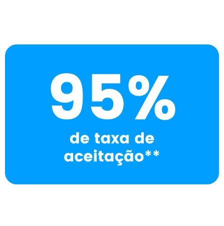 95% de taux d'acceptation avec la solution Floa Pay